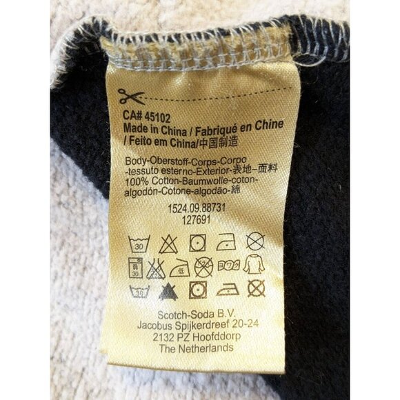 Scotch and Soda Aspen Chic Sweatshirt Dress Size 2 Gray Maison Scotch Geometric - Picture 7 of 10